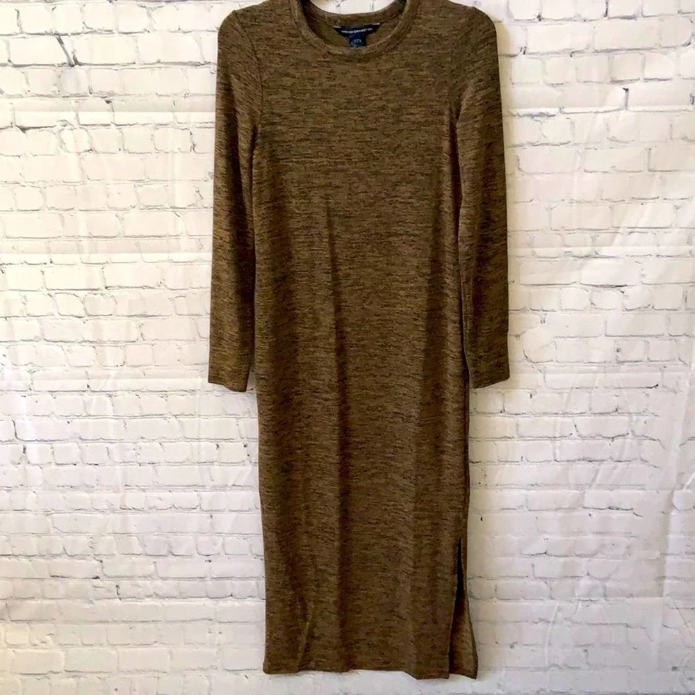 NWT FRENCH CONNECTION Heathered Sweater Dress - Picture 2 of 5